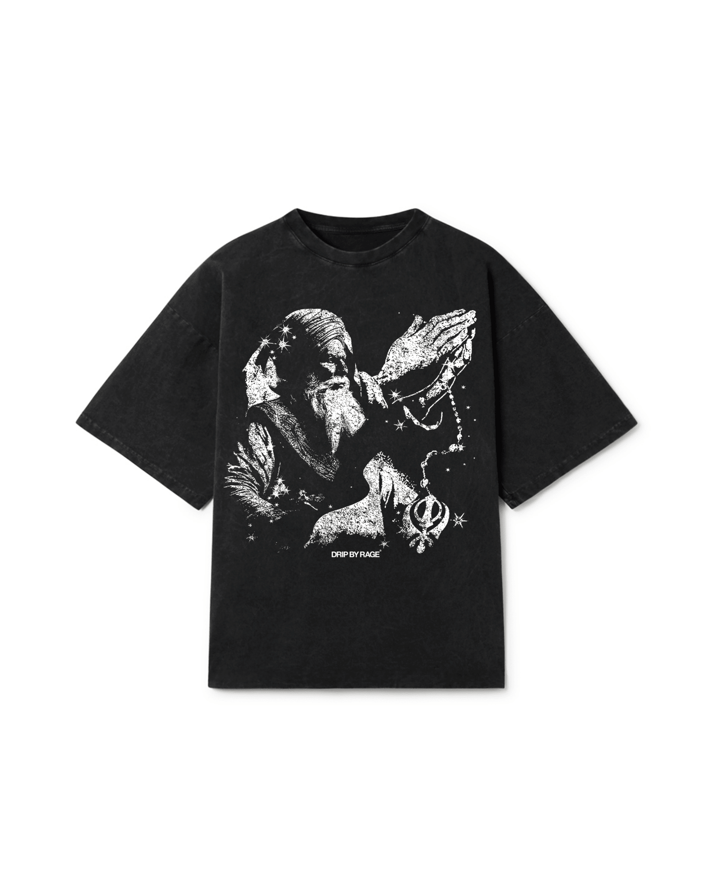 FAITH OVERSIZED FADED T-SHIRT - Drip by Rage
