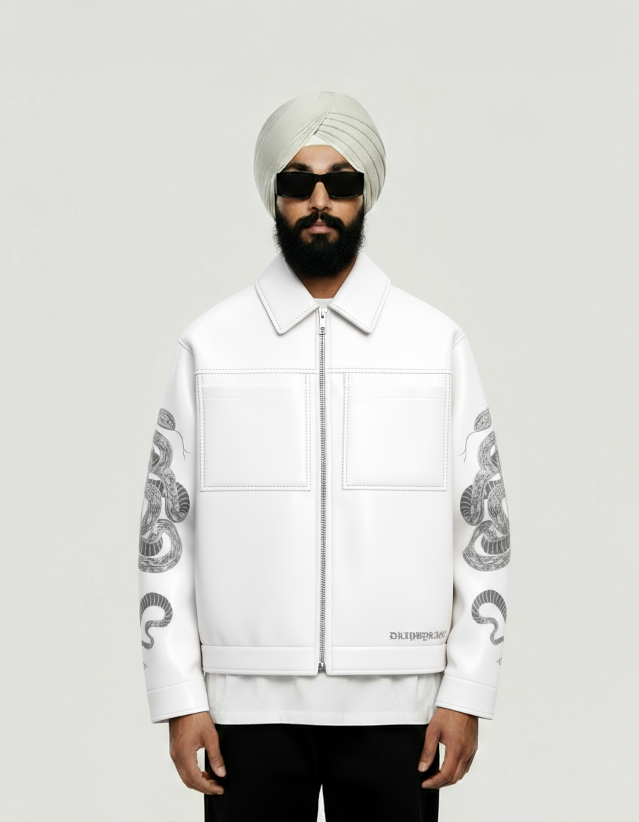 Snake Charmer Leather Jacket
