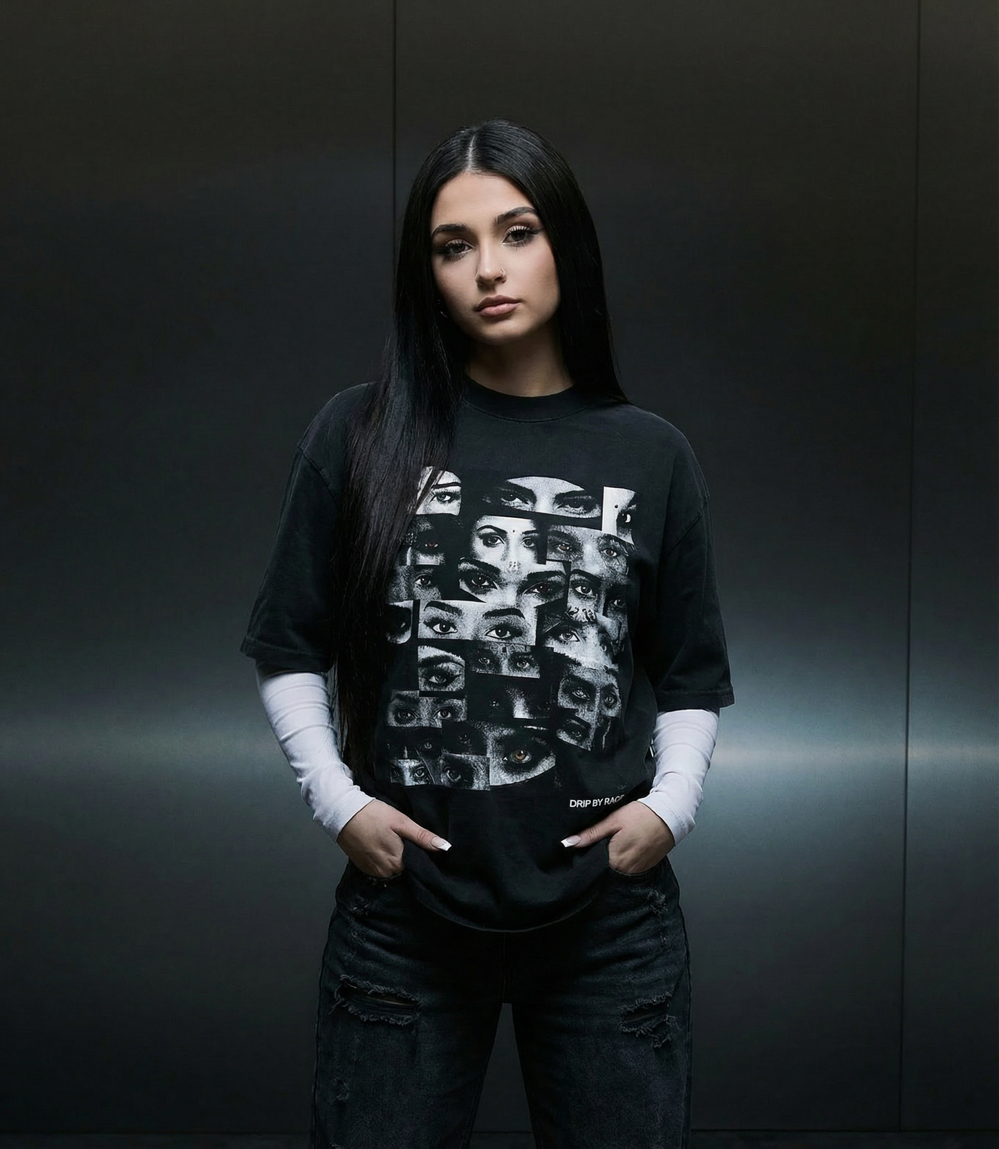 NAZAR OVERSIZED FADED T-SHIRT