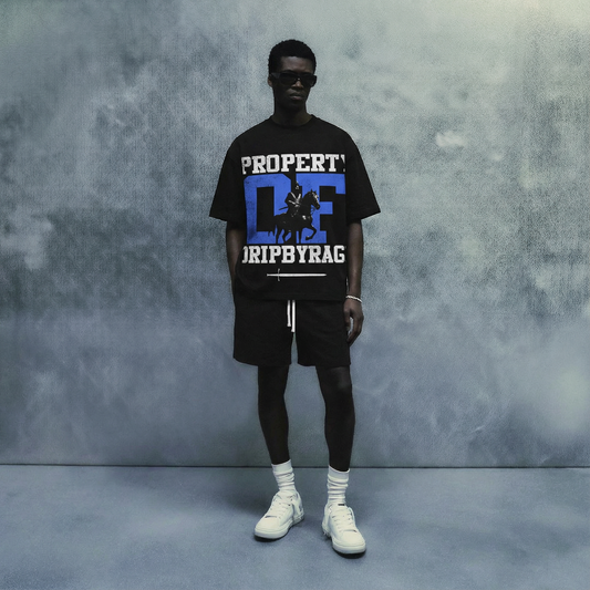 PROPERT BIG PRINT FADED T-SHIRT