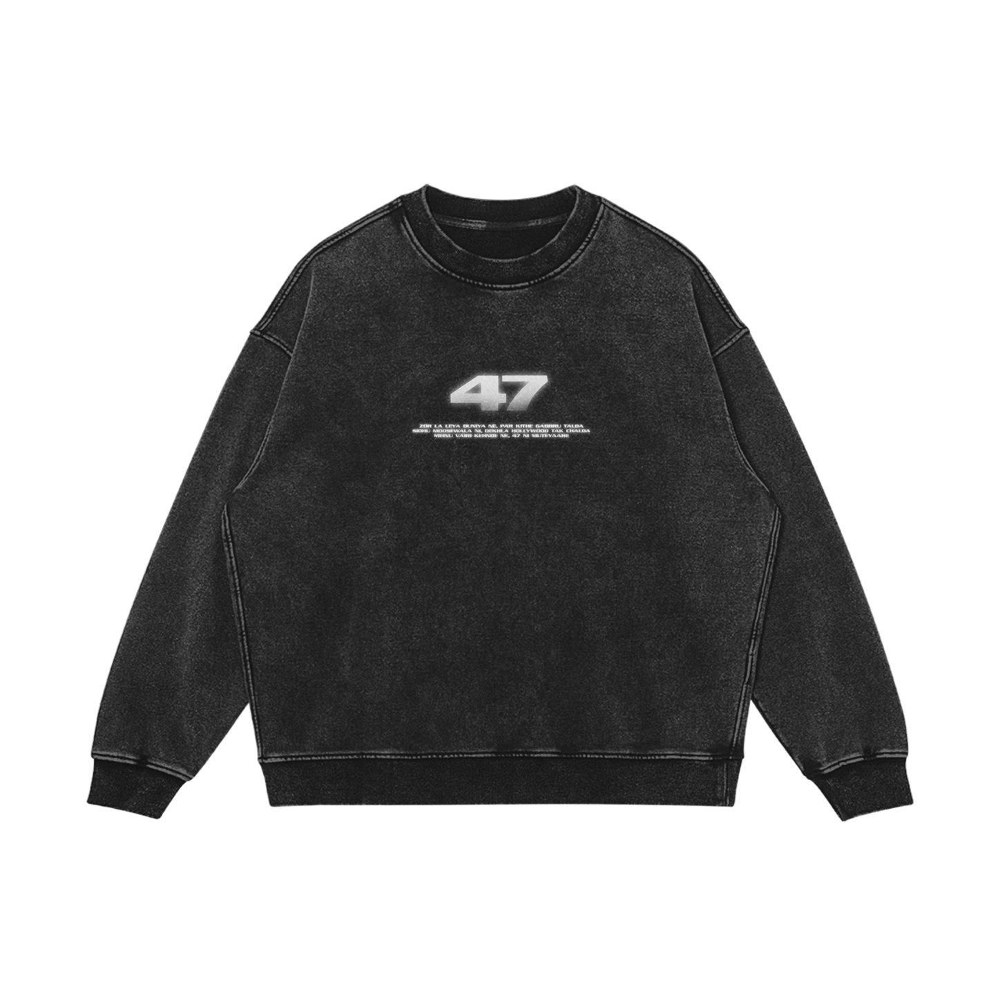 47 MOOSE OVERSIZED FADED SWEATSHIRT
