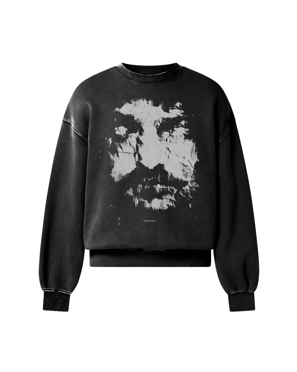 EYES OF DEVIL OVERSIZED FADED SWEATSHIRT
