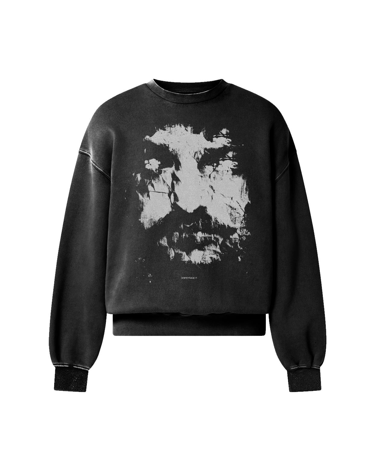EYES OF DEVIL OVERSIZED FADED SWEATSHIRT