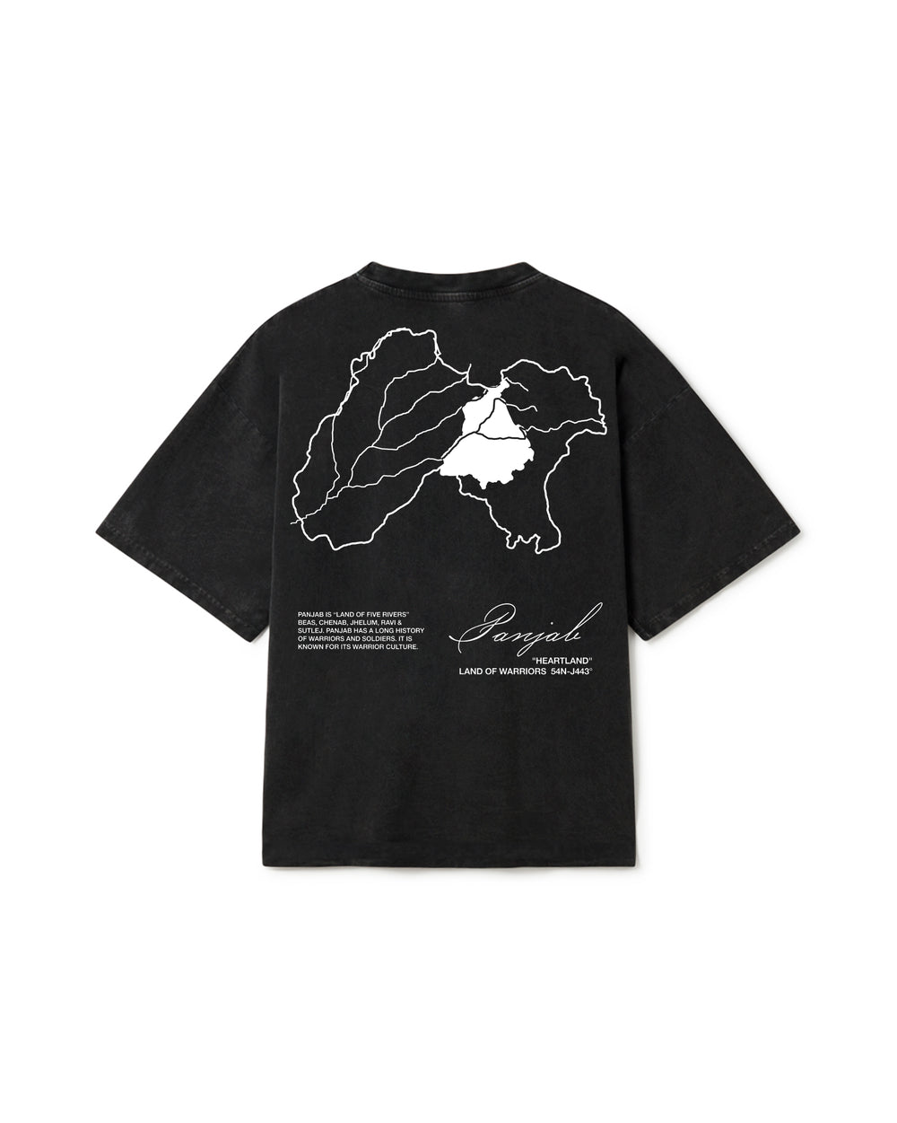 PANJAB OVERSIZED FADED T-SHIRT
