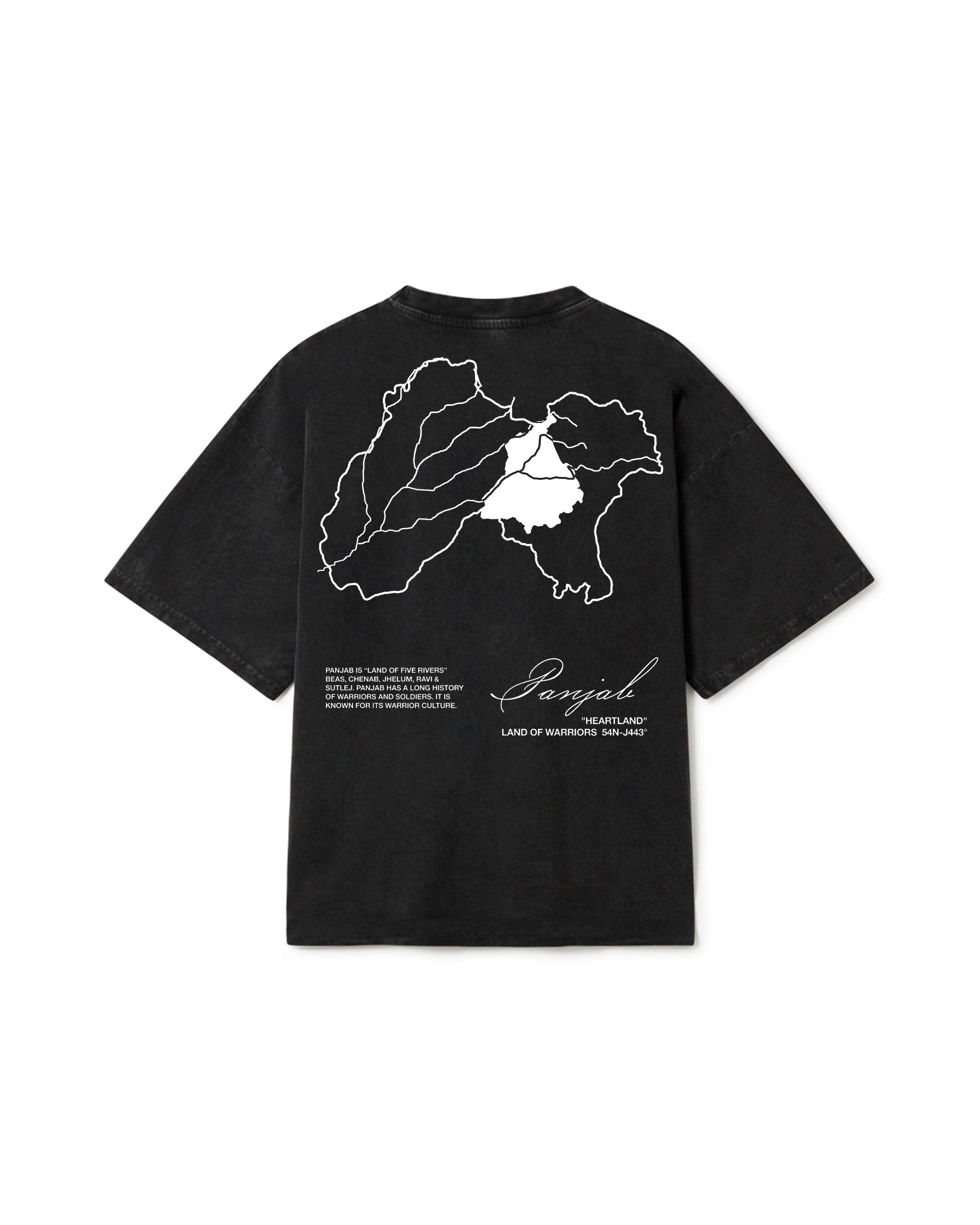 PANJAB OVERSIZED FADED T-SHIRT