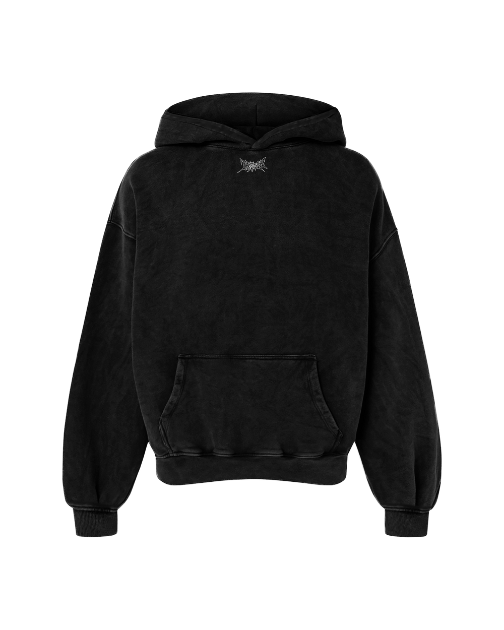 RAGE OVERSIZED HOODIE FADED BLACK