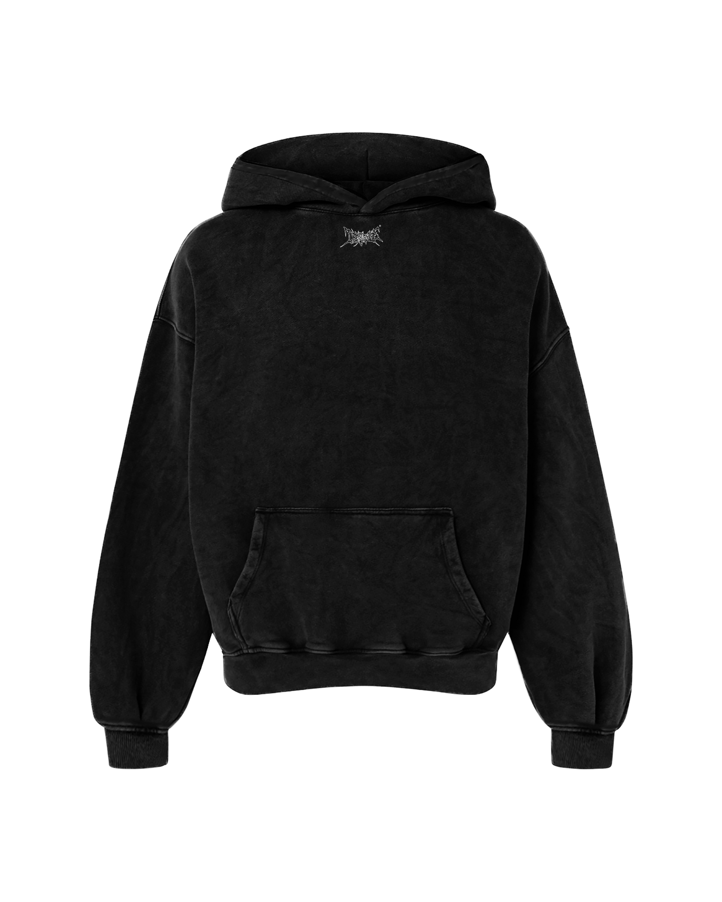 RAGE OVERSIZED HOODIE FADED BLACK