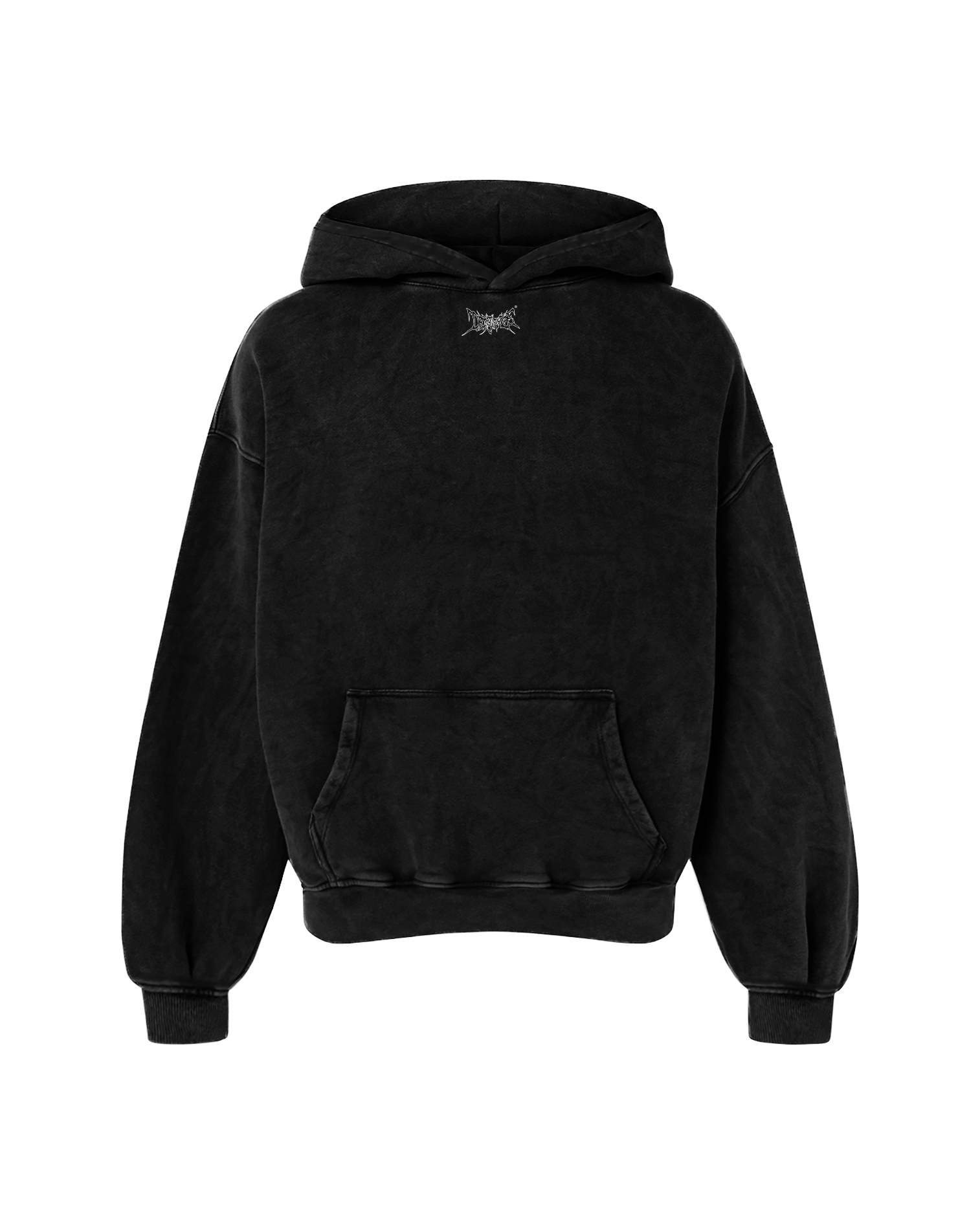 RAGE OVERSIZED HOODIE FADED BLACK