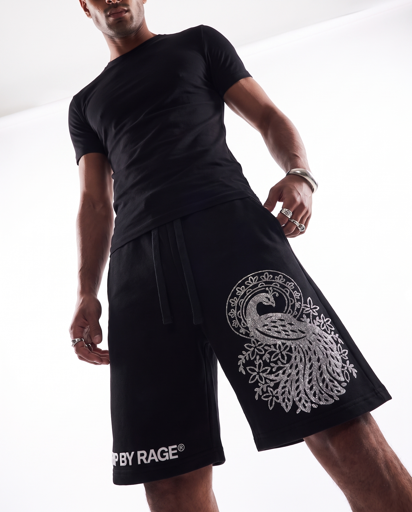 MORNI GLITTER PRINT SHORTS