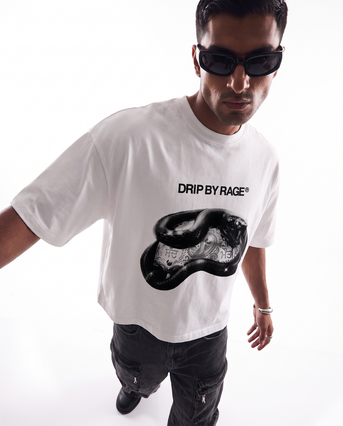 BLACK CHROME HEAVYWEIGHT BOXY T-SHIRT