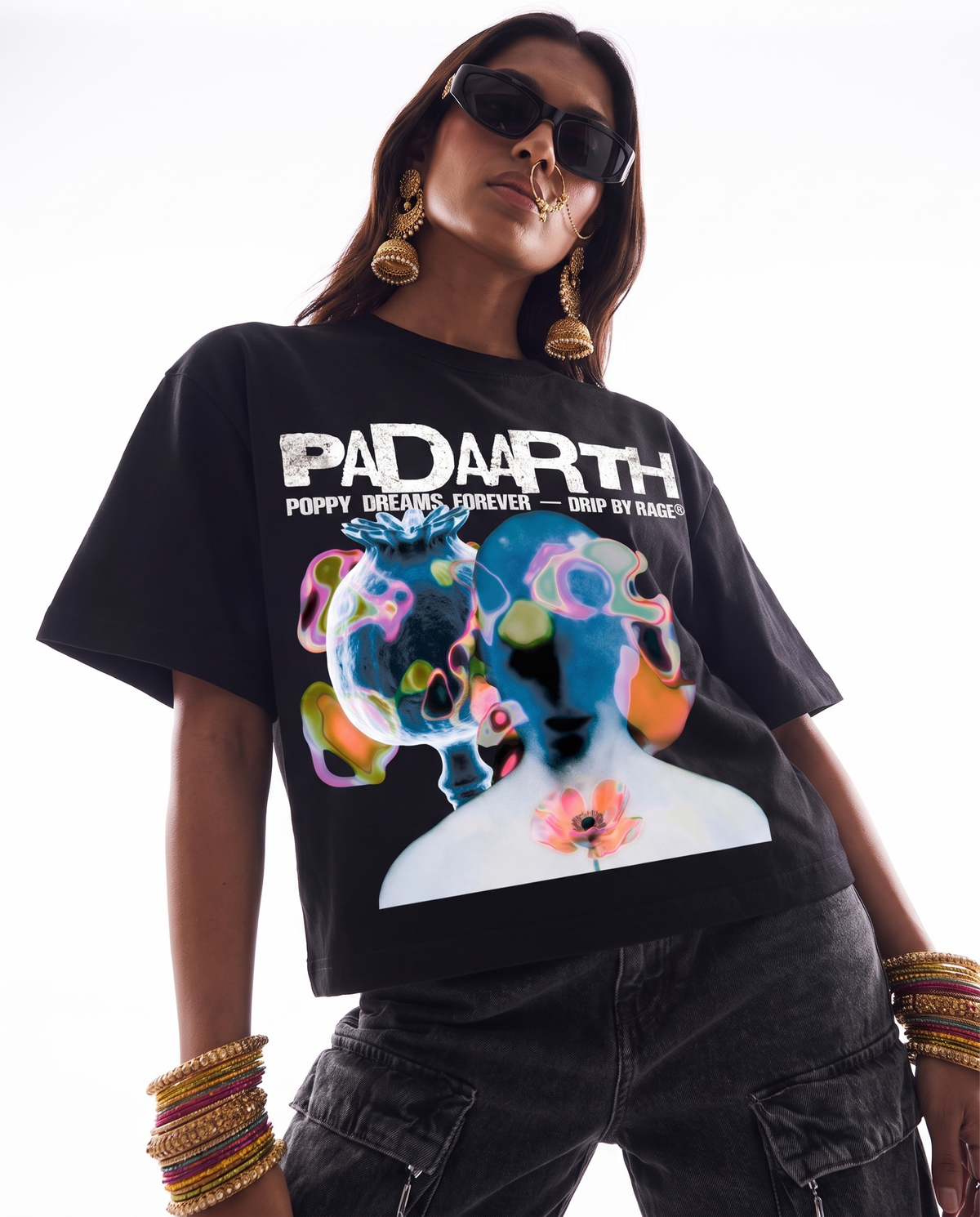 POPPY DREAMS HEAVYWEIGHT BOXY T-SHIRT