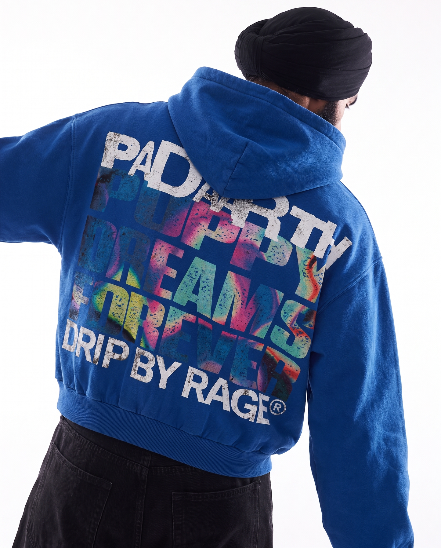 POPPY DREAMS BOXY WASHED HOODIE