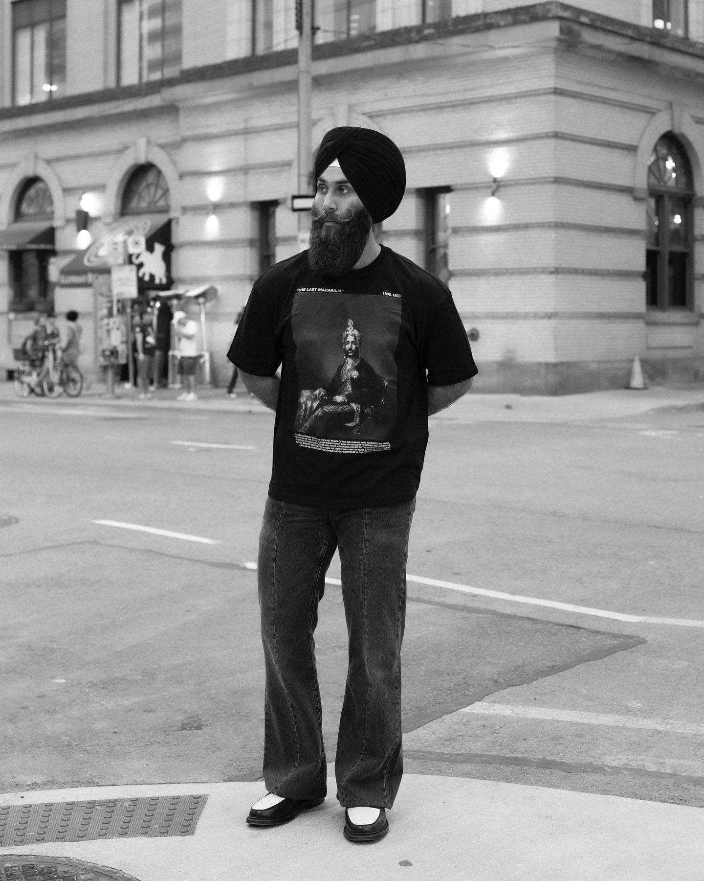 THE LAST MAHARAJA T-SHIRT BLACK