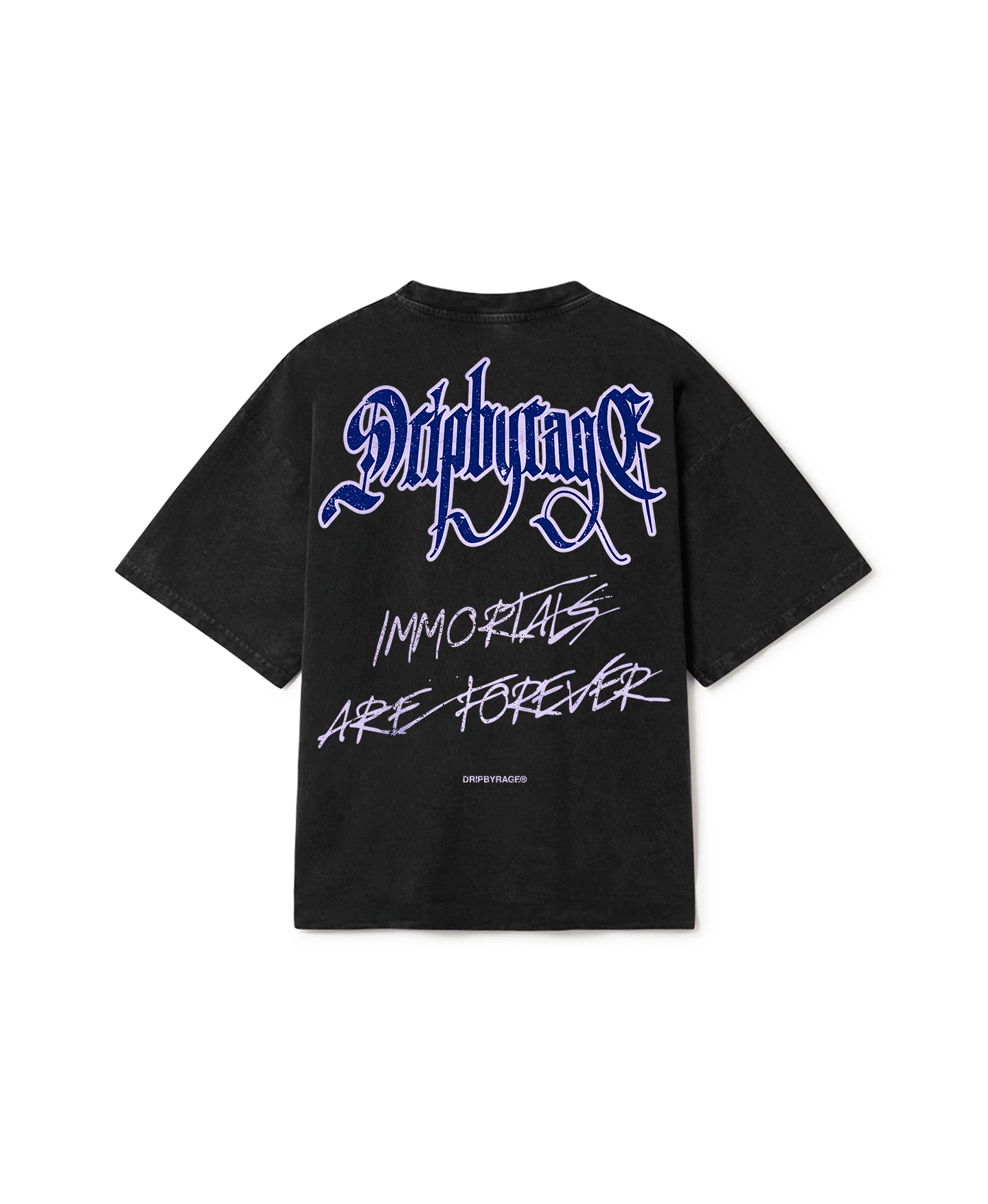 IMMORTALS FOREVER OVERSIZED FADED T-SHIRT - Drip by Rage
