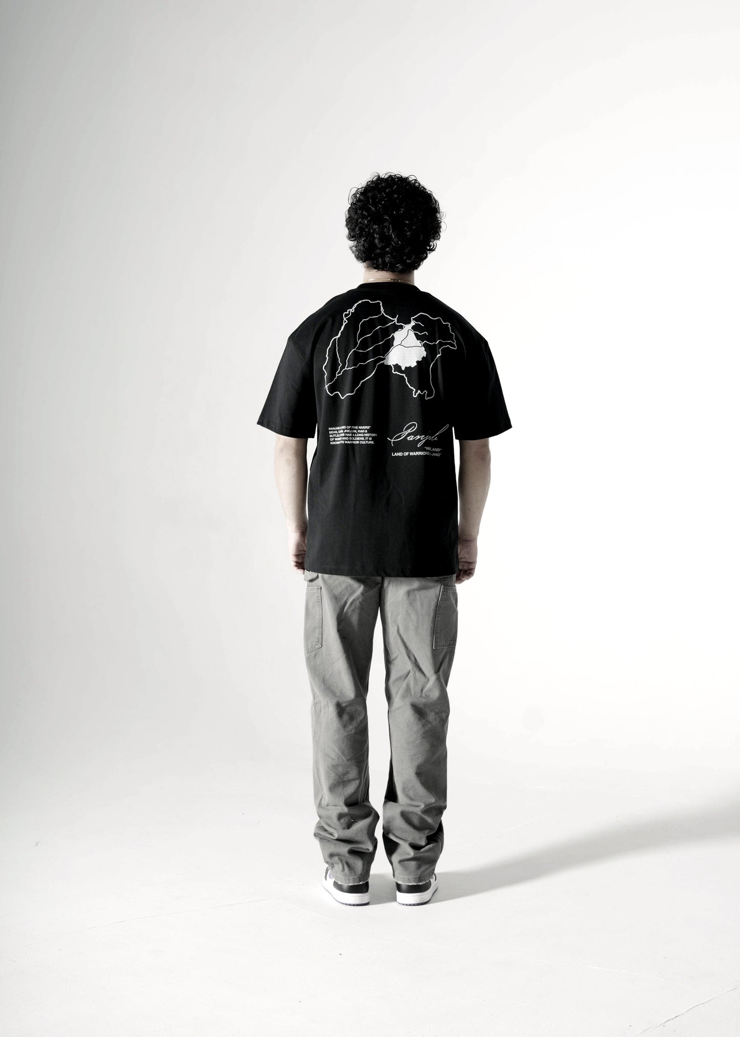 PANJAB OVERSIZED T-SHIRT BLACK