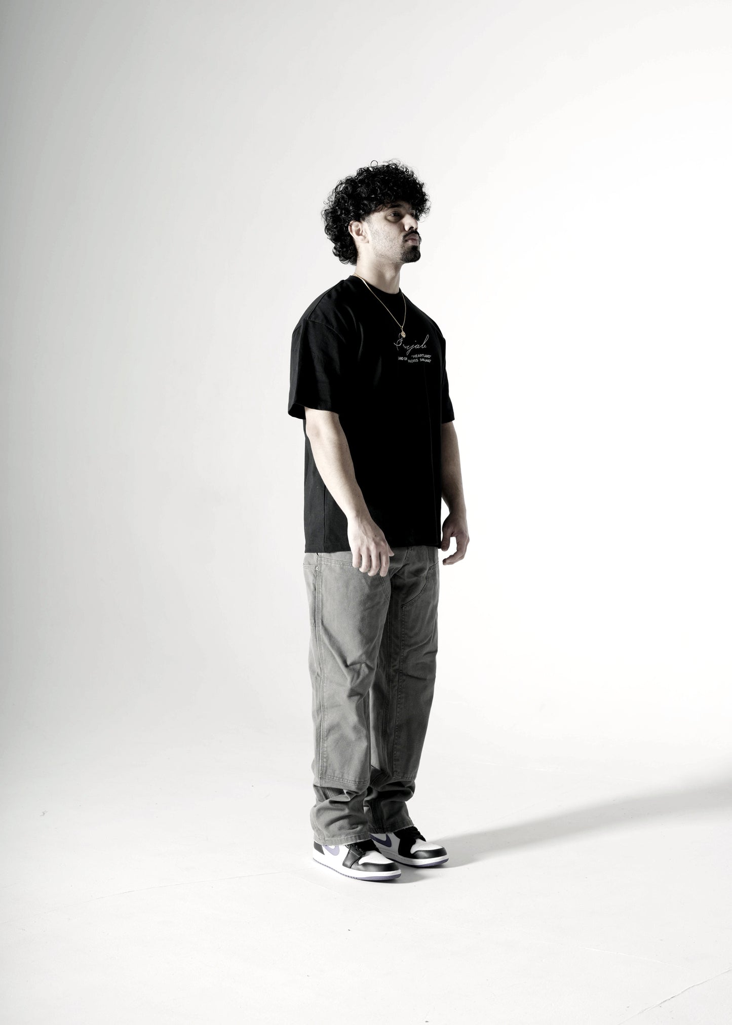 PANJAB OVERSIZED T-SHIRT BLACK