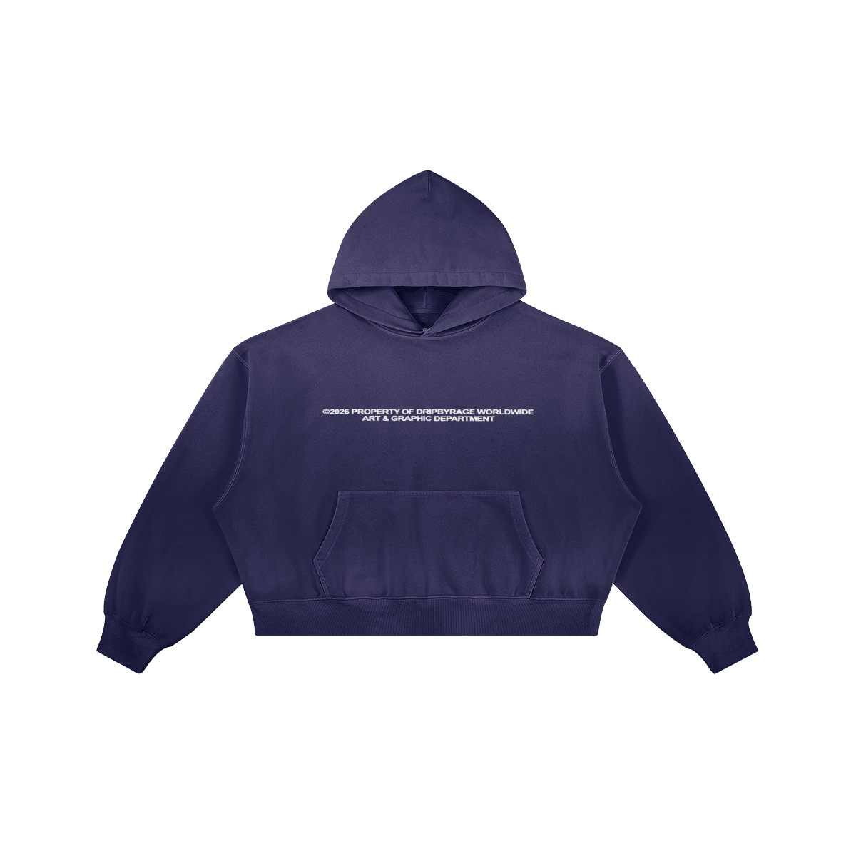 PROPERTY BOXY FIT SUN FADED HOODIE - Drip by Rage