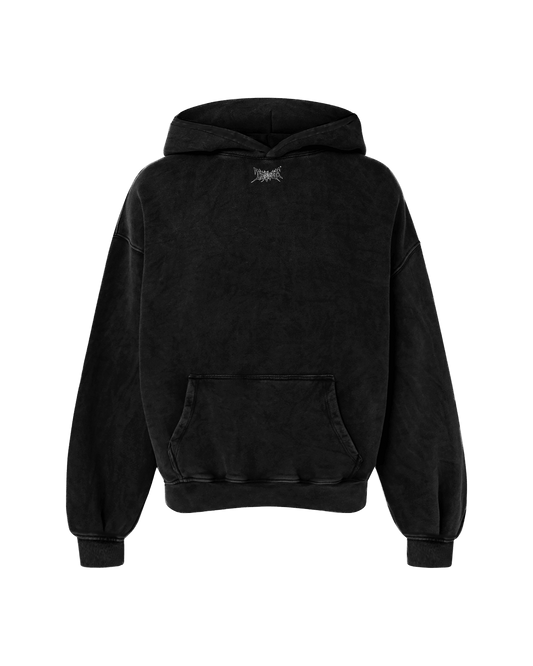RAGE OVERSIZED HOODIE FADED BLACK - Drip by Rage