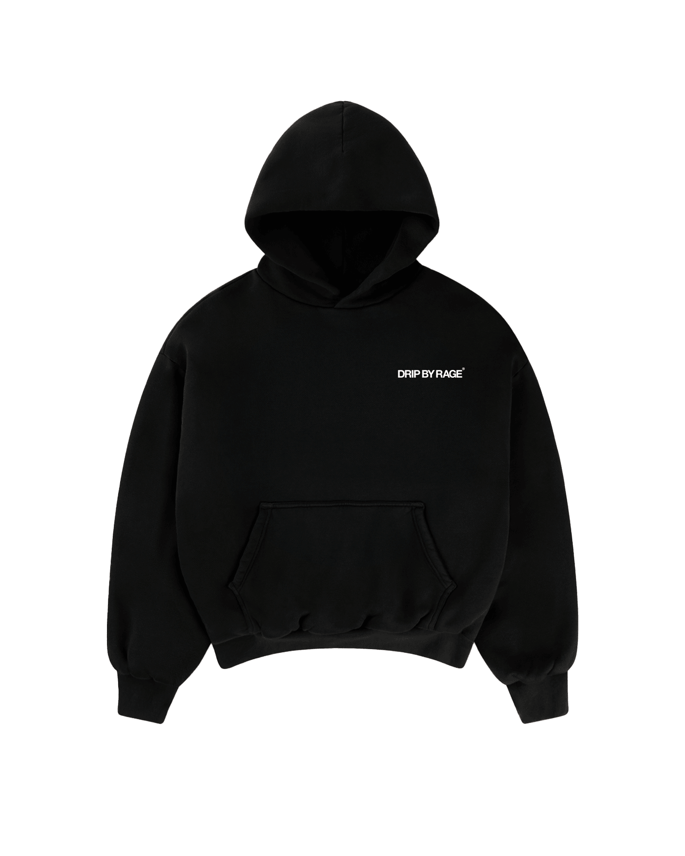SHIV BIRDS SUN FADED BOXY HOODIE - Drip by Rage