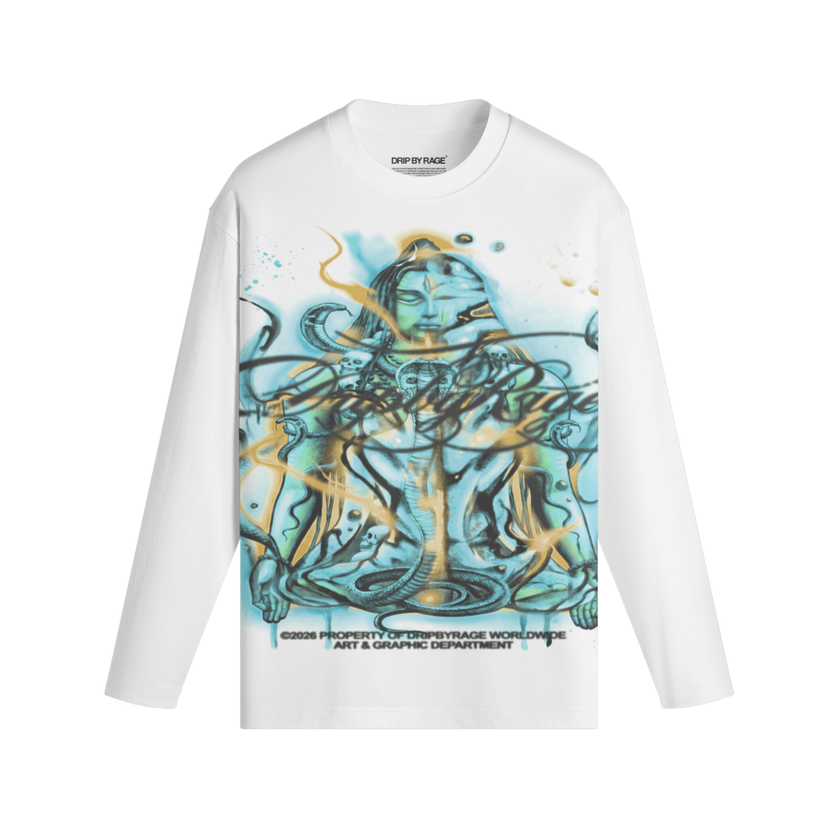 SHIVA SNAKES LONG SLEEVE - Drip by Rage