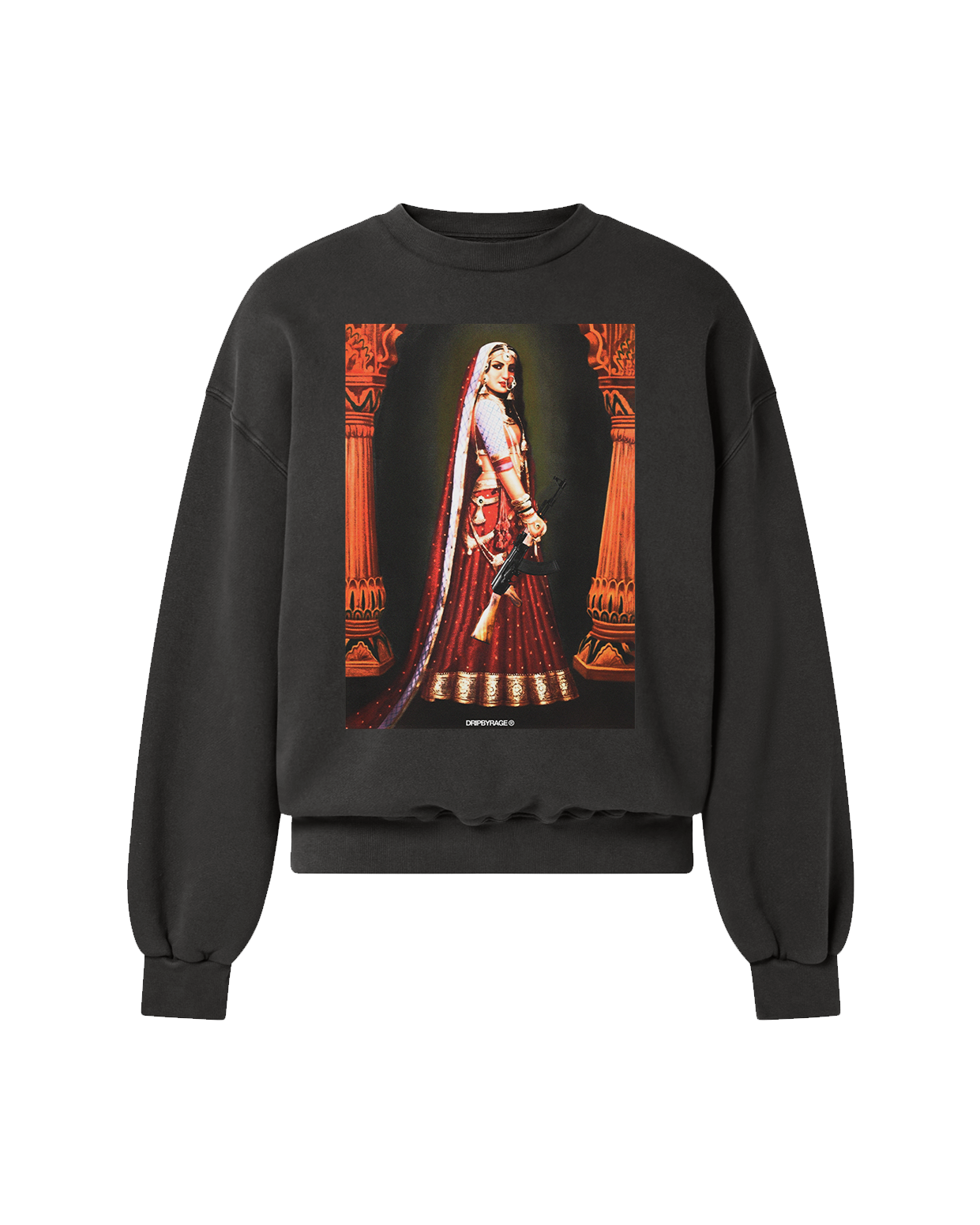 MASHOOK 47 SWEATSHIRT CHARCOAL GREY