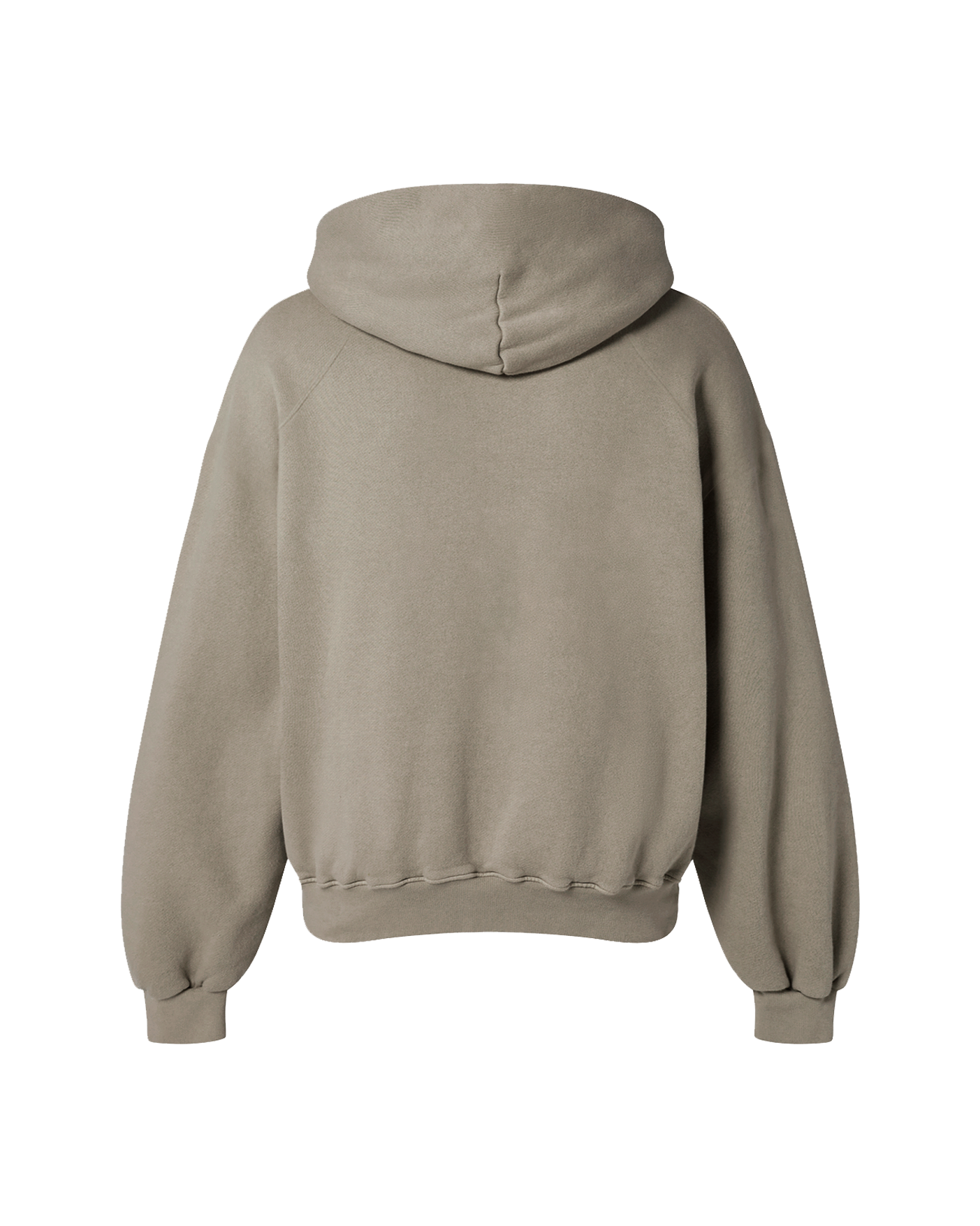 CAMEL OVERSIZED FLEECE HOODIE