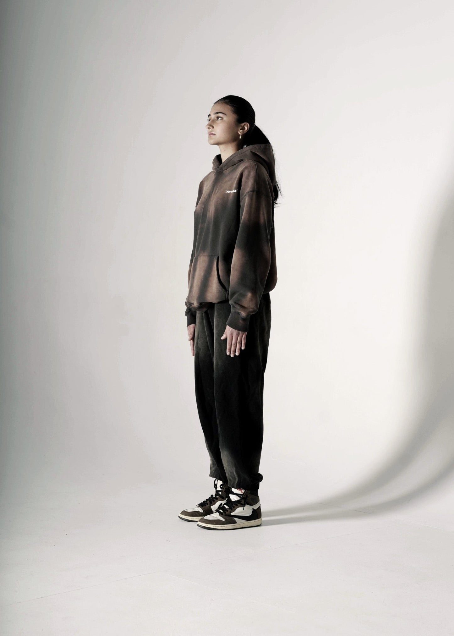 VINTAGE BURGUNDY FADED OVERSIZED PREMIUM HOODIE - Drip by Rage