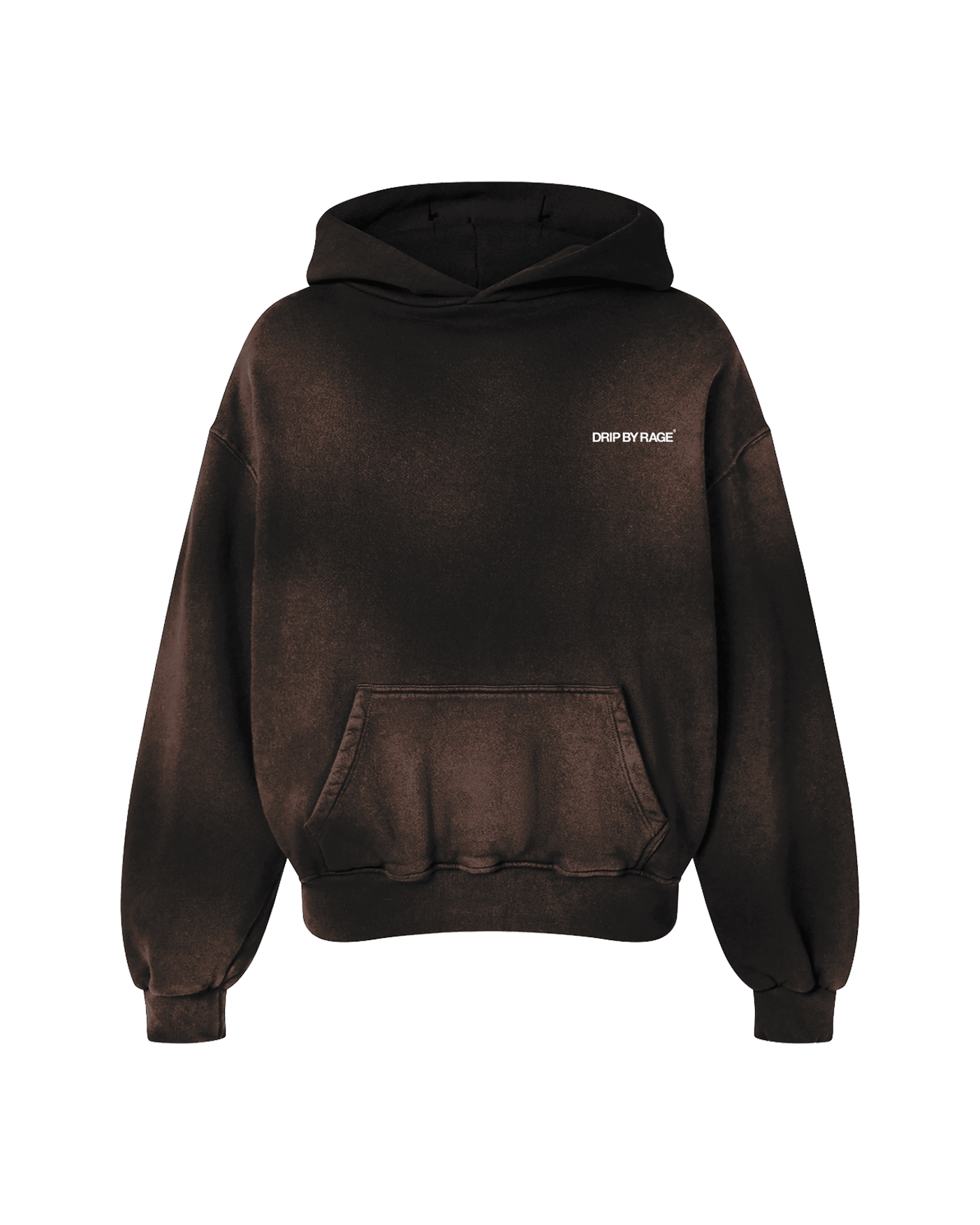 VINTAGE BURGUNDY FADED OVERSIZED PREMIUM HOODIE - Drip by Rage