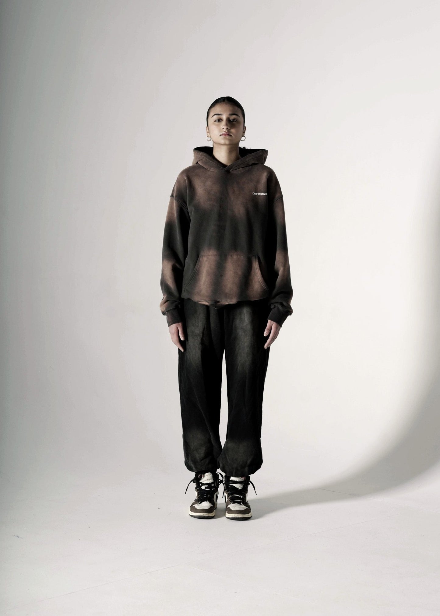 VINTAGE BURGUNDY FADED OVERSIZED PREMIUM HOODIE - Drip by Rage