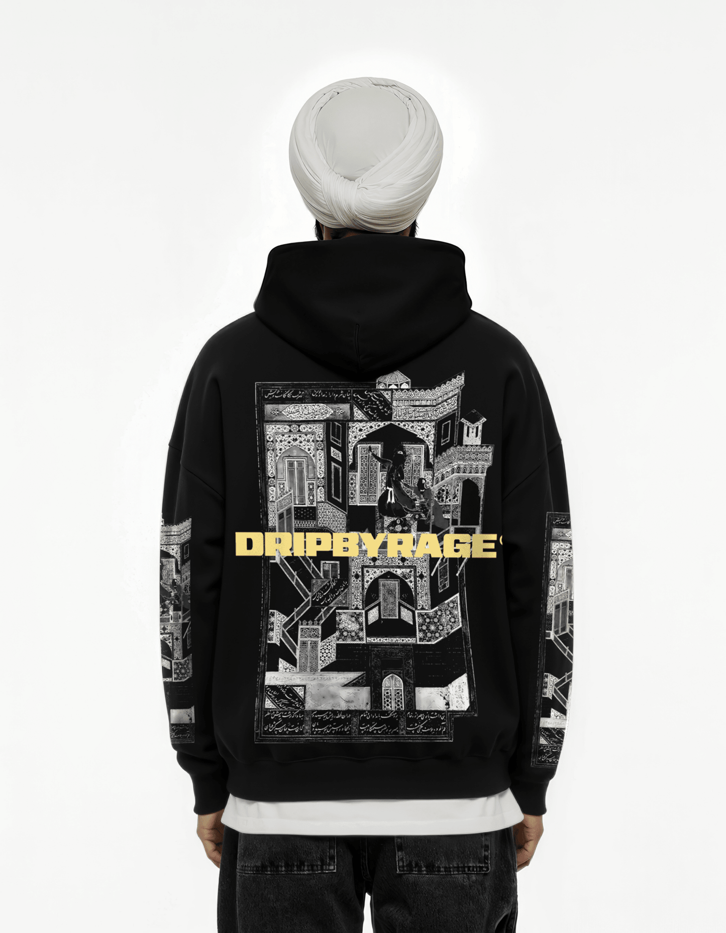 YUSUF ZULAIKHA SUN FADED BOXY HOODIE - Drip by Rage