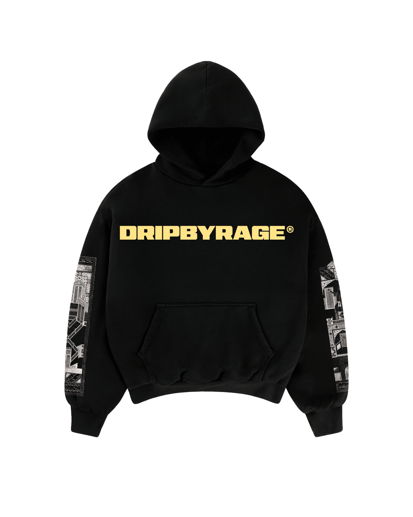 YUSUF ZULAIKHA SUN FADED BOXY HOODIE - Drip by Rage