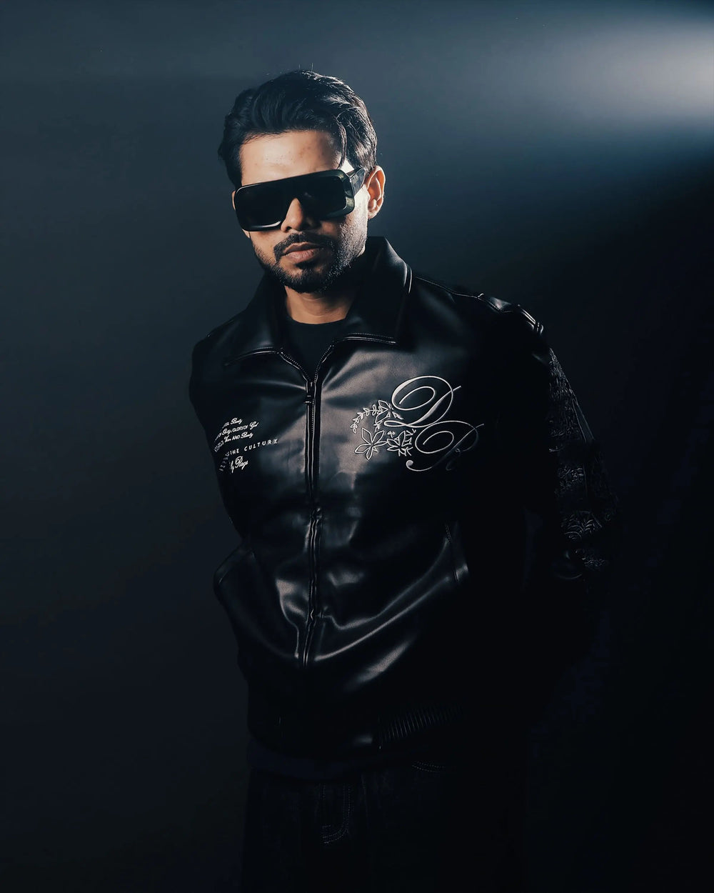Arjan Dhillon Wears Drip by Rage’s Morni Leather Jacket for Revolution Album Release - Drip by Rage