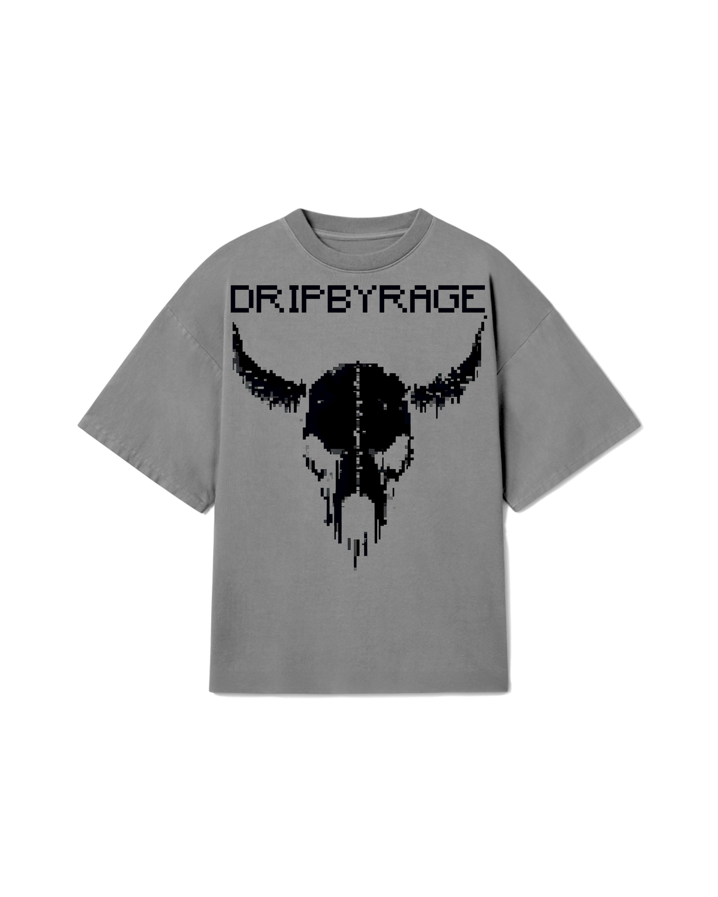 HORNS OVERSIZED FADED T-SHIRT