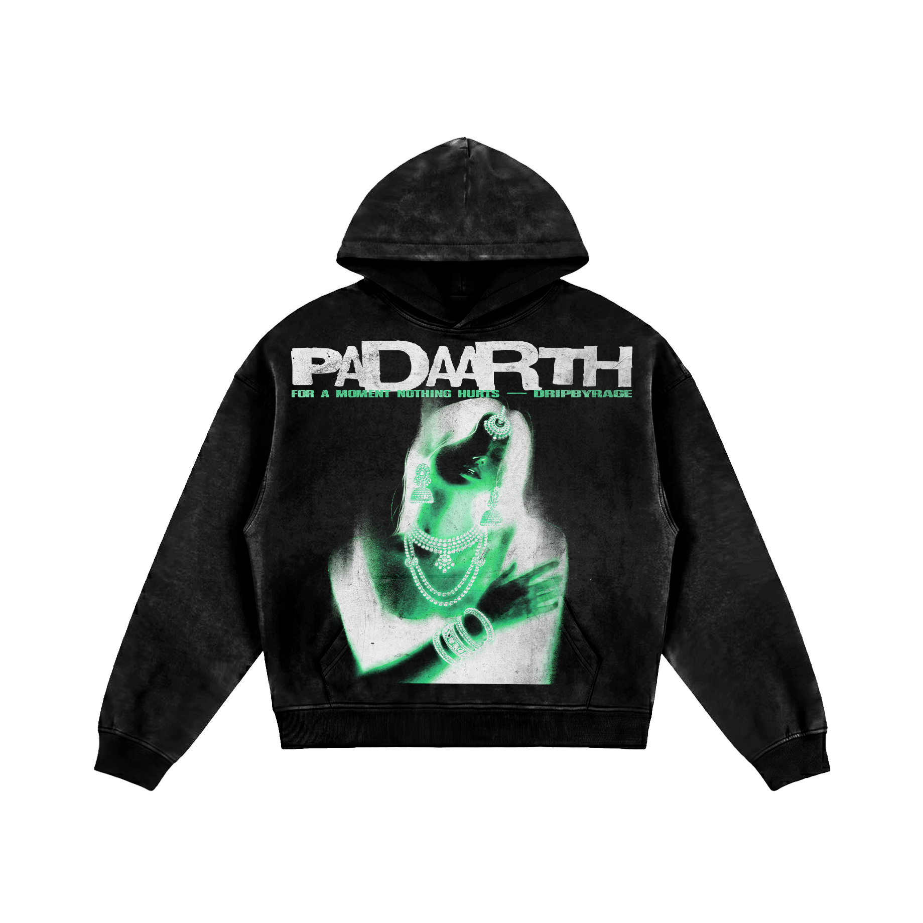 EUPHORIA OVERSIZED FADED HOODIE
