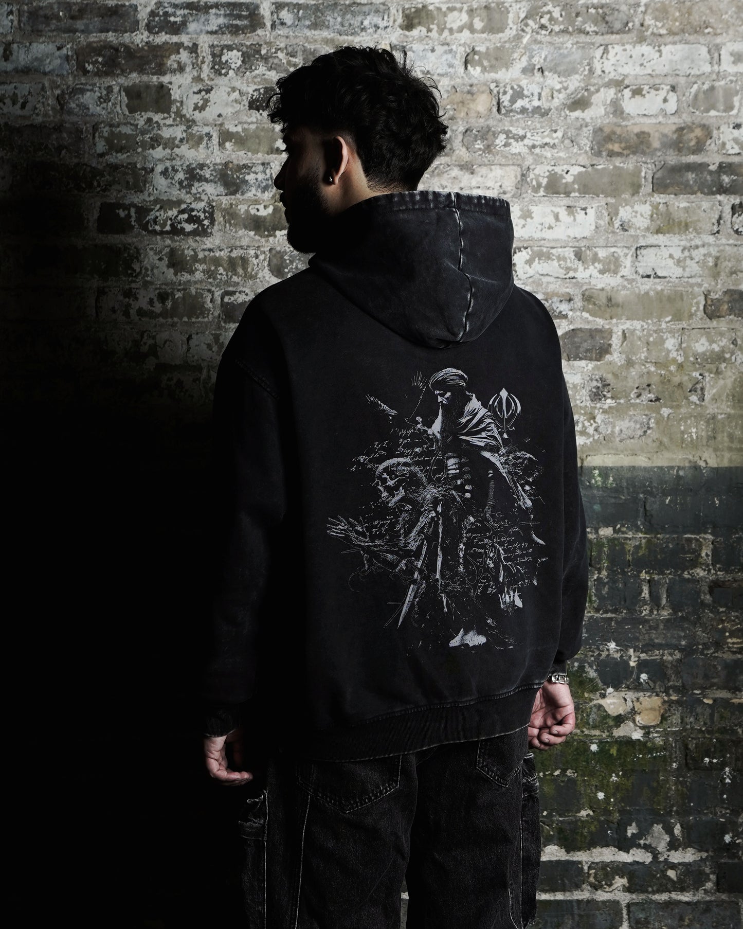 SOUL SLAYER OVERSIZED FADED HOODIE