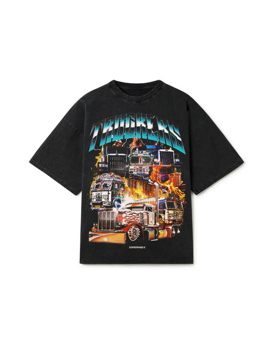 TRUCKERS OVERSIZED FADED T-SHIRT