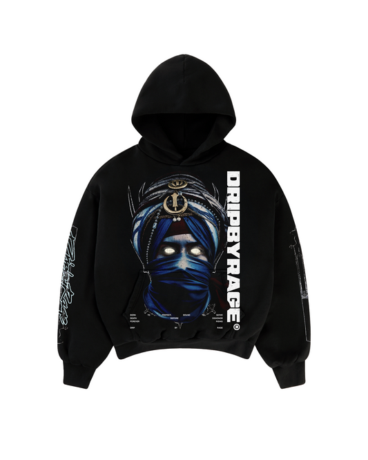 PATH OF SAINT BIG PRINT BOXY HOODIE