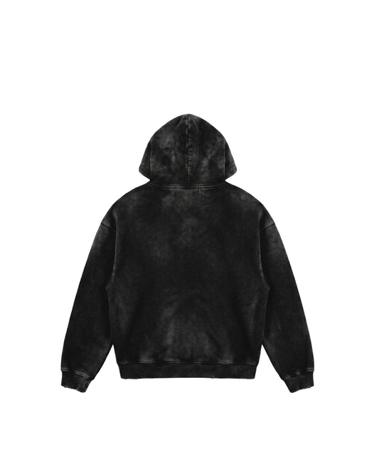 KING PIN ZIP-UP FADED HOODIE