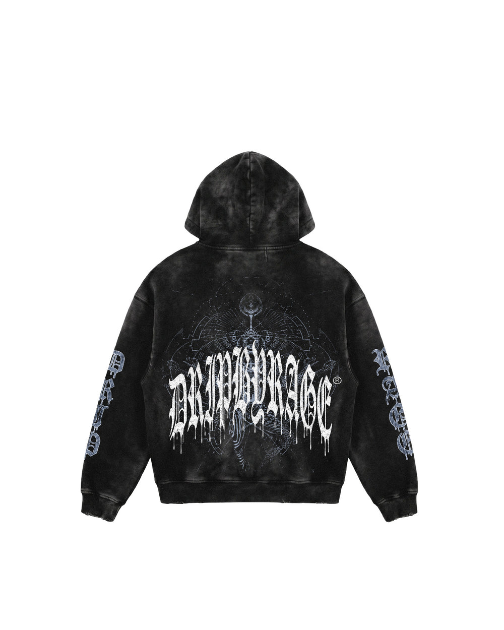 AWAKENING ZIP-UP FADED HOODIE