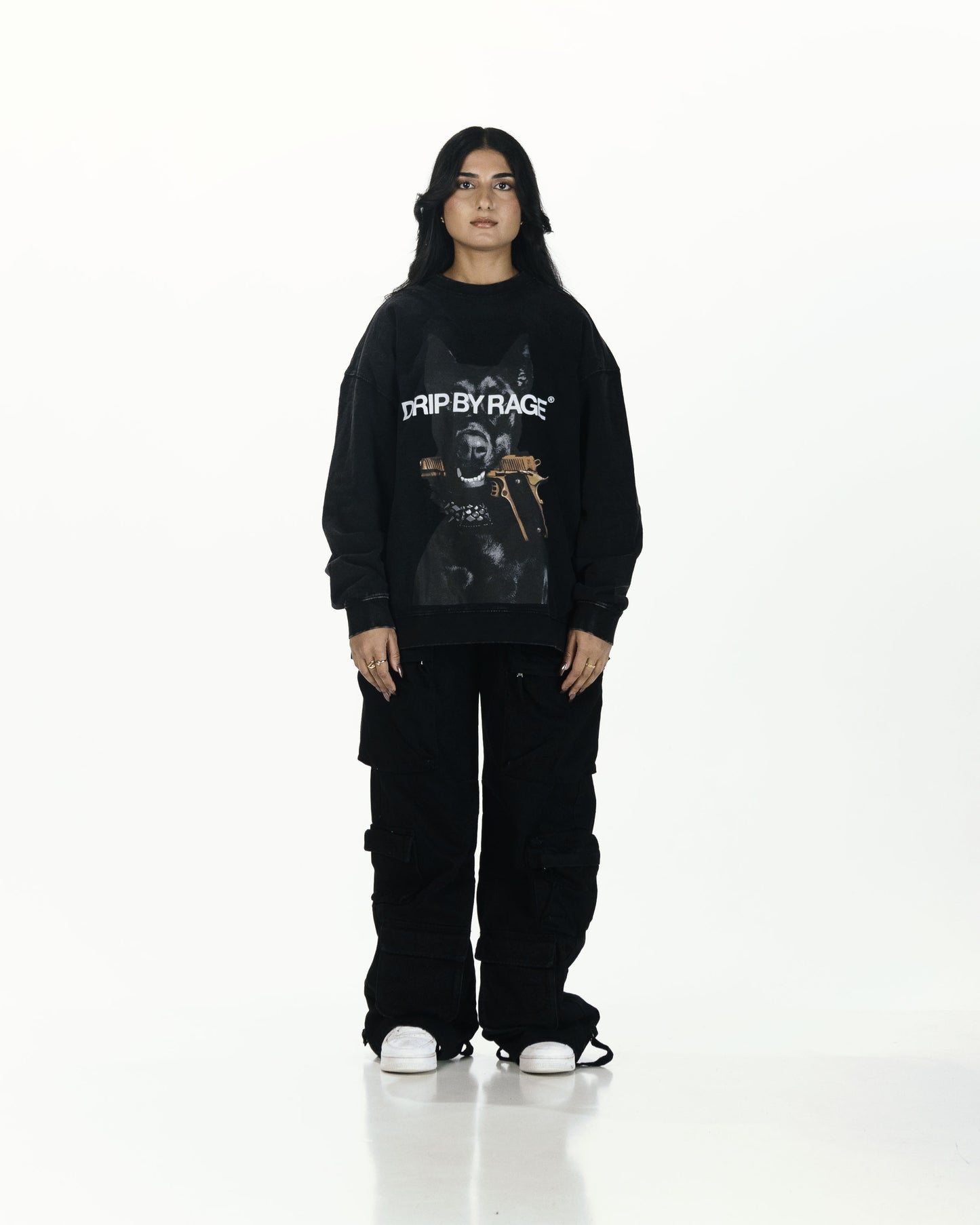 LOYALTY OVERSIZED FADED SWEATSHIRT