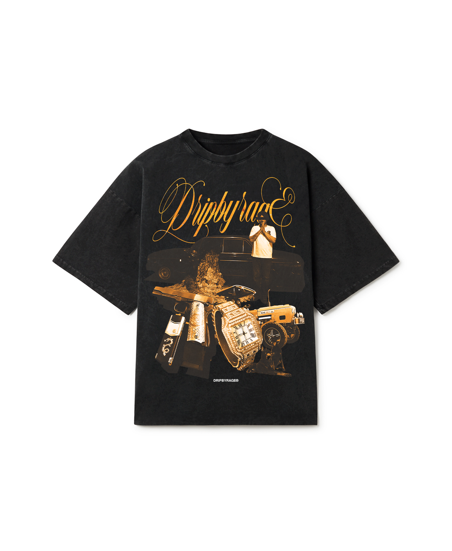 GANGSTA'S PARADISE OVERSIZED FADED T-SHIRT