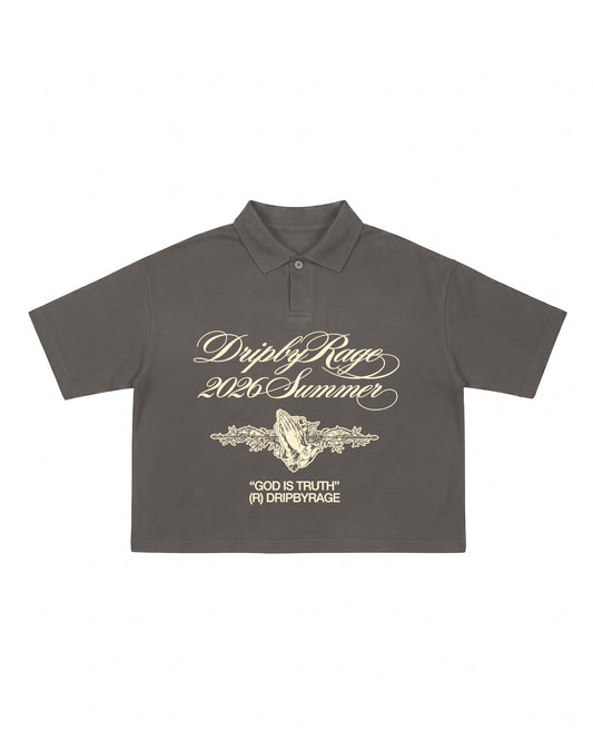 TRUTH OVERSIZED POLO T-SHIRT