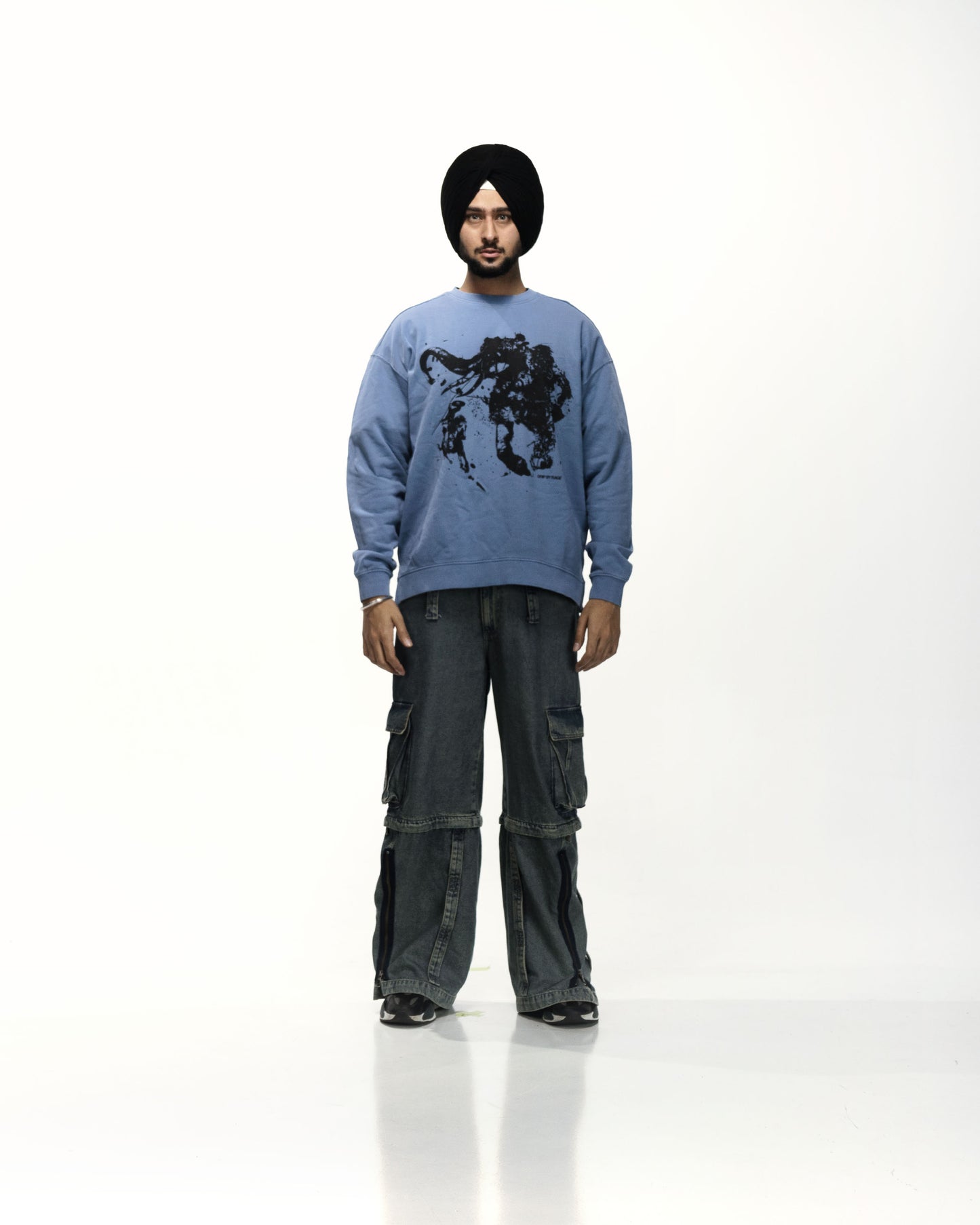 NAGNI OVERSIZED SWEATSHIRT BLUE