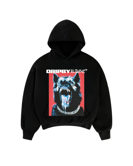 CHROME RAGE BIG PRINT BOXY HOODIE