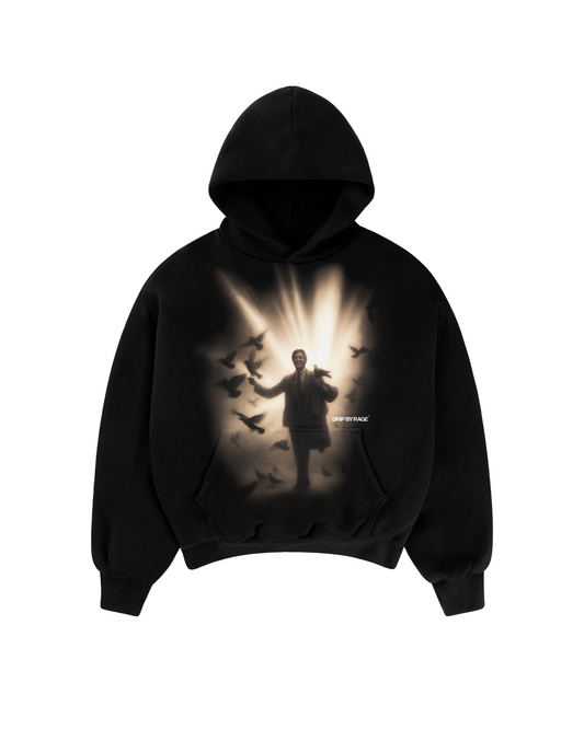 BATALVI BIRDS BOXY HOODIE