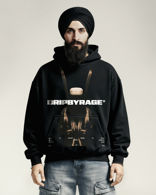 CONTEMPT BIG PRINT BOXY HOODIE