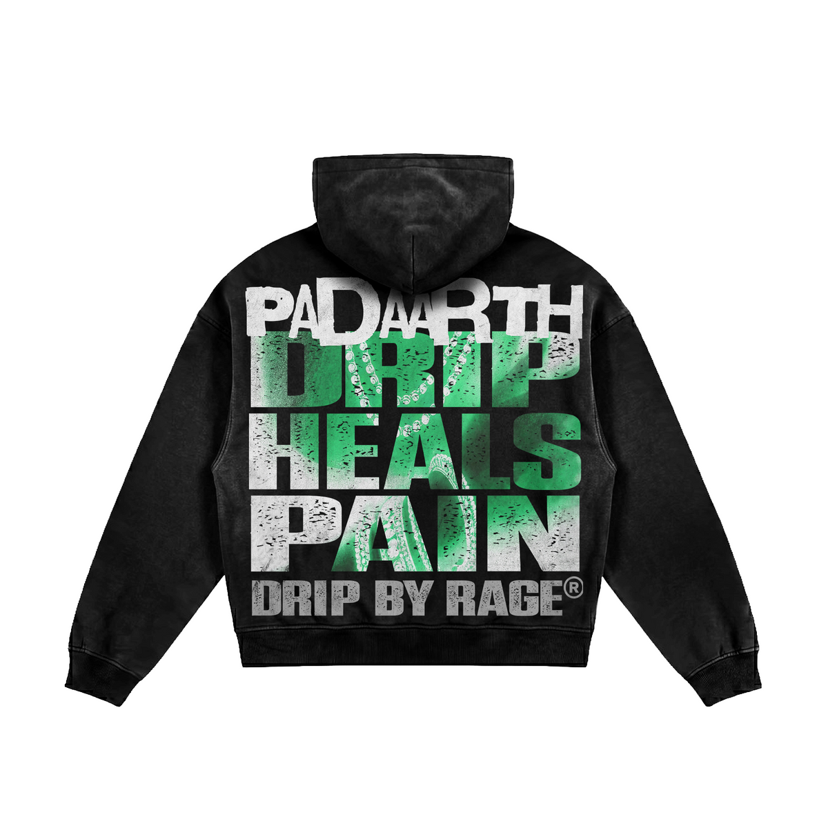EUPHORIA OVERSIZED FADED HOODIE