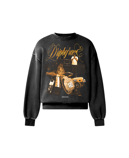 GANGSTA'S PARADISE OVERSIZED FADED SWEATSHIRT