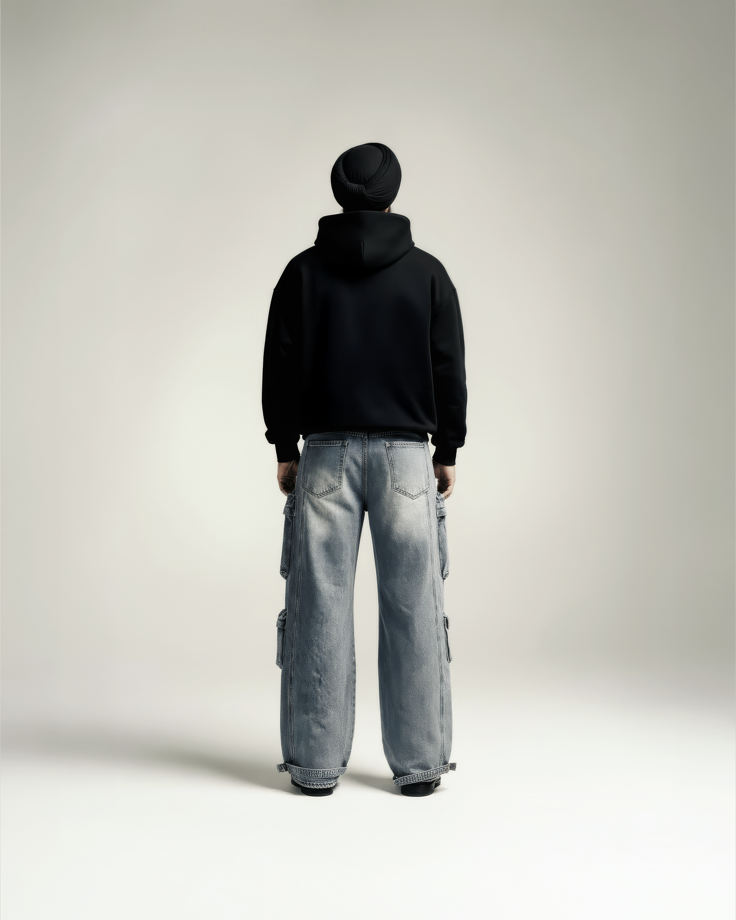 CONTEMPT BIG PRINT BOXY HOODIE