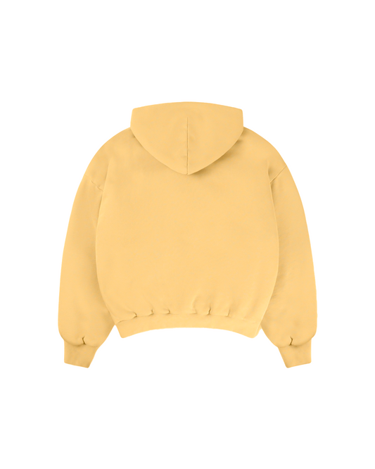 YELLOW HEAVY BOXY HOODIE